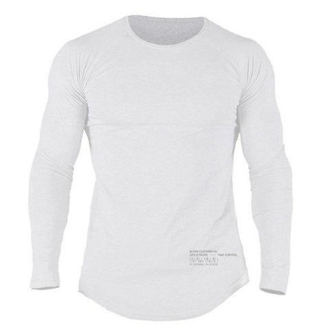 Men Long Sleeves Fitness Tees