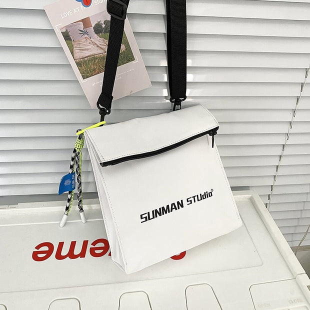 Simple All-match Messenger Bag Design Backpack