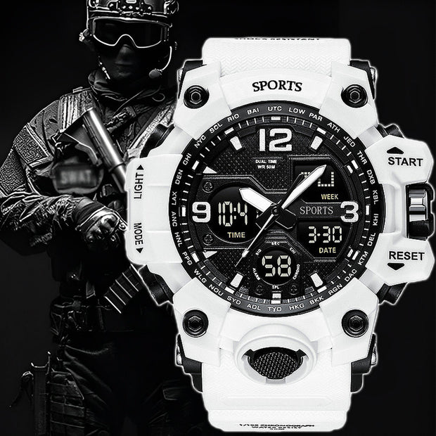 Male Student Multi-functional Youth Leisure Sports Fashion Electronic Watch