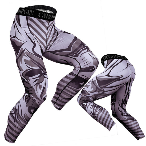 Sports Basketball Leggings High Bounce Compression Pants