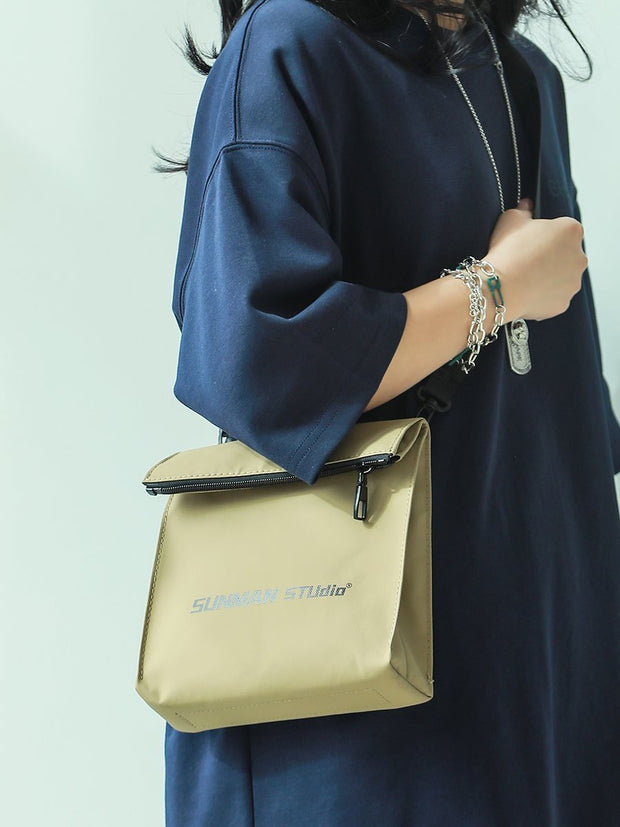 Simple All-match Messenger Bag Design Backpack