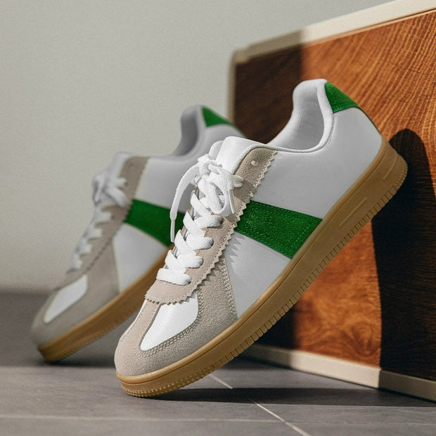 Flat White Shoes Women Retro Casual Sneakers