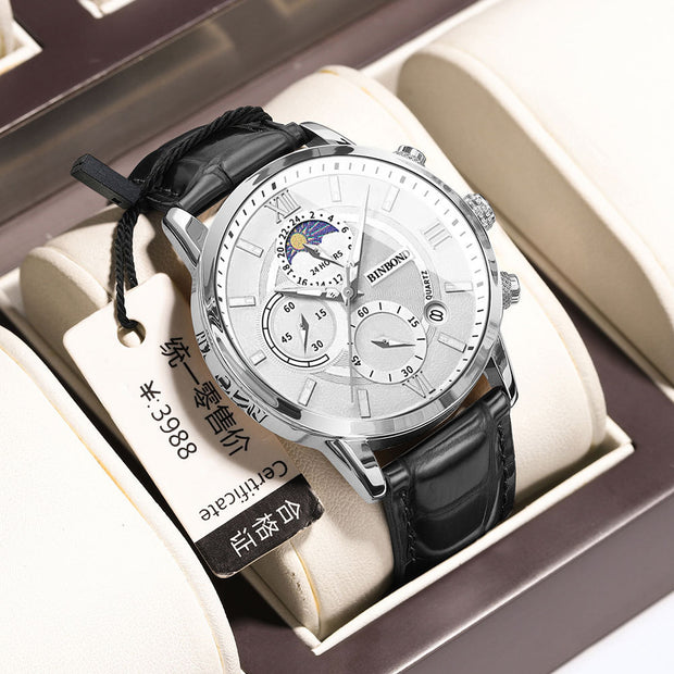 Quartz Multifunctional Chronographe Waterproof