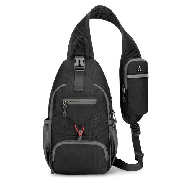 Men's Lightweight Outdoor Trendy Nylon Multifunctional Waist Bag